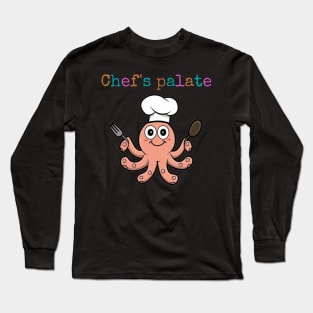 Octopus Chef Long Sleeve T-Shirt